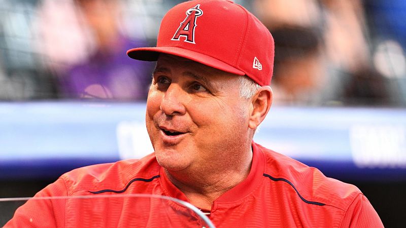 Los Angeles Angels manager Mike Scioscia