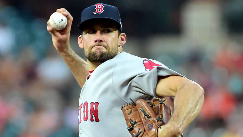 Boston Red Sox pitcher Nathan Eovaldi