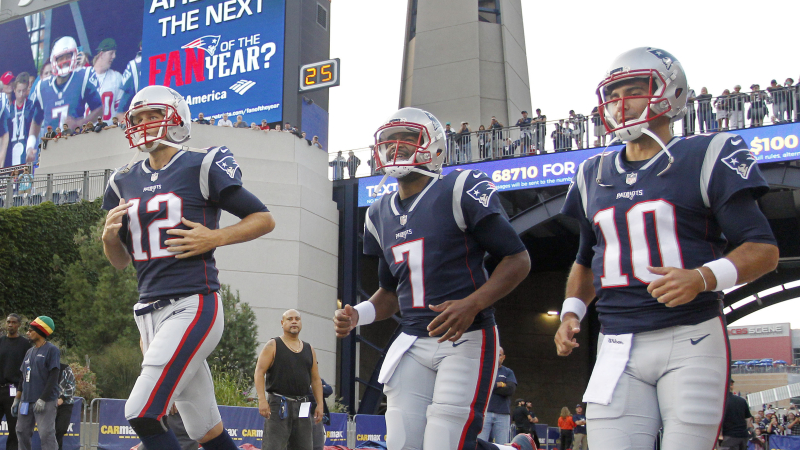 Tom Brady, Jacoby Brissett, Jimmy Garoppolo