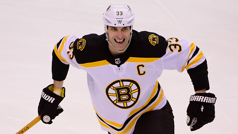Bruins defenseman Zdeno Chara