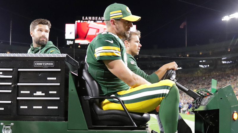 Packers quarterback Aaron Rodgers