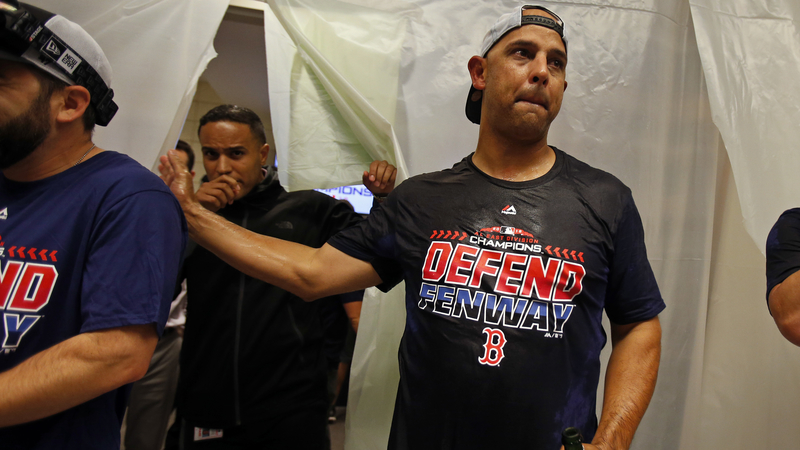 Boston Red Sox Manager Alex Cora