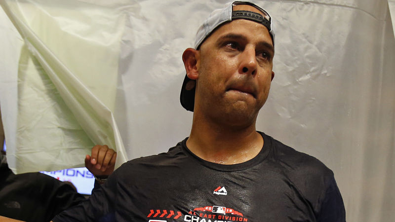 Boston Red Sox manager Alex Cora