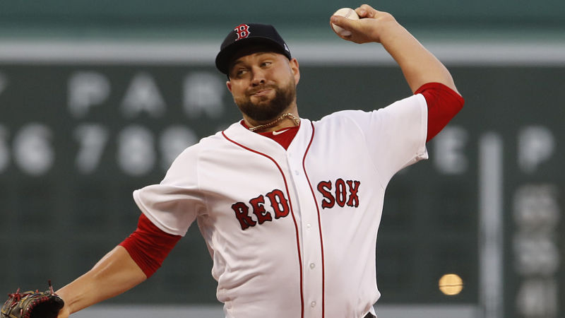 Boston Red Sox pitcher Brian Johnson