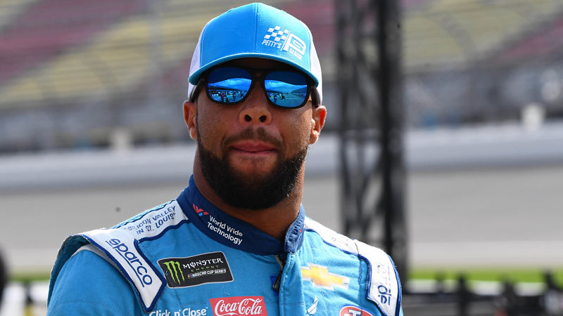 NASCAR driver Darrell Wallace Jr.