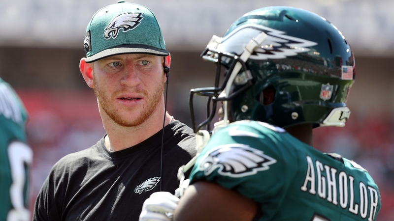 Eagles quarterback Carson Wentz