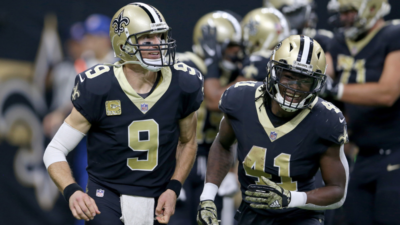 Drew Brees, Alvin Kamara