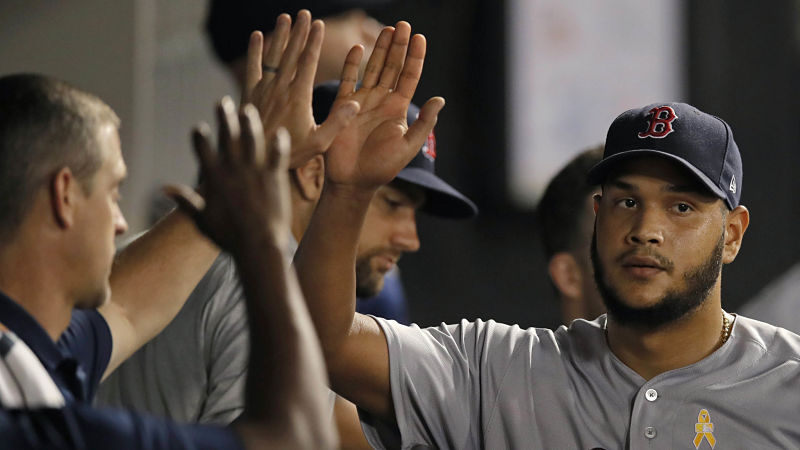 Boston Red Sox pitcher Eduardo Rodriguez