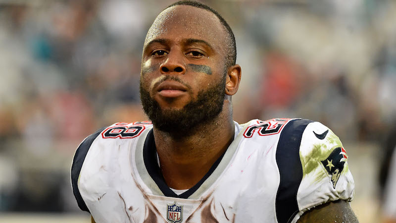 Patriots running back James White