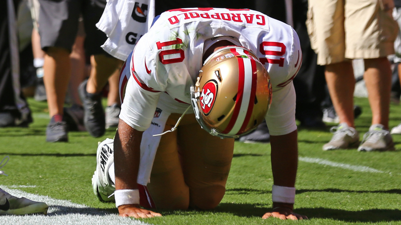 49ers quarterback Jimmy Garoppolo