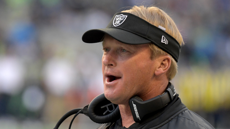 Oakland Raiders head coach Jon Gruden