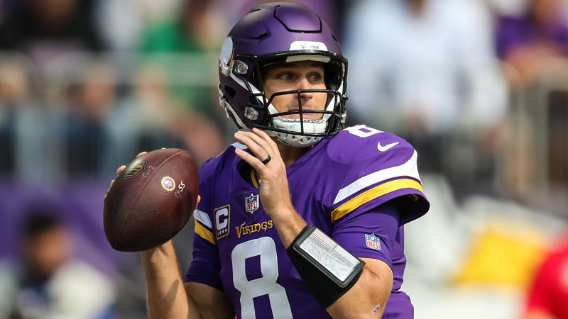Minnesota Vikings quarterback Kirk Cousins