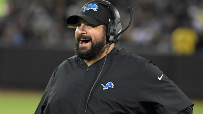 Detroit Lions head coach Matt Patricia