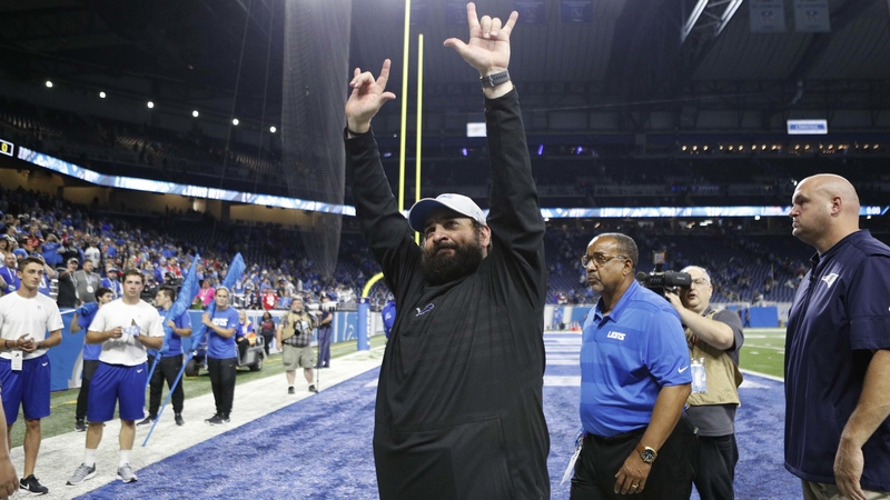 Lions head coach Matt Patricia