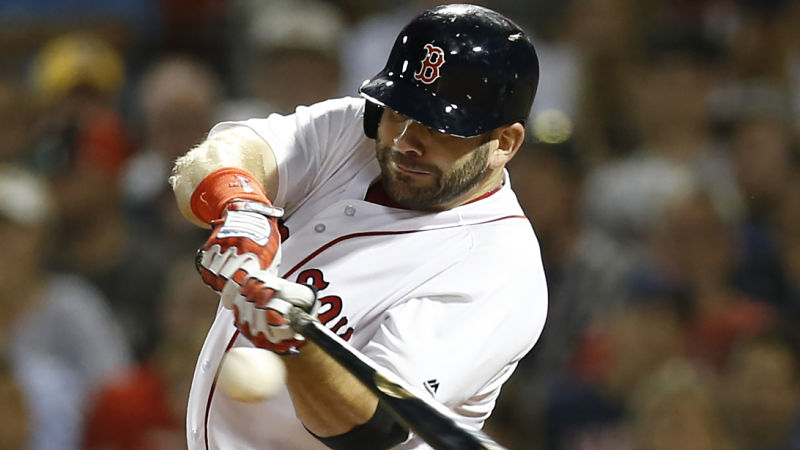 Boston Red Sox first baseman Mitch Moreland