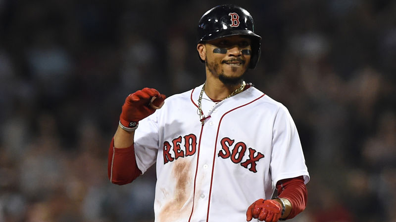 Boston Red Sox right fielder Mookie Betts
