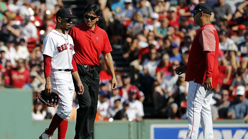 Boston Red Sox outfielder Mookie Betts