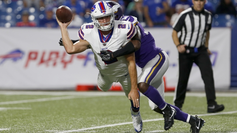 Bills quarterback Nathan Peterman
