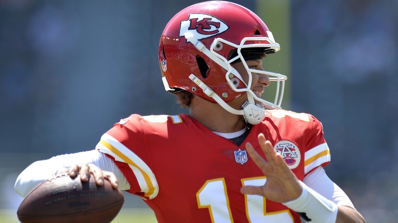 Chiefs quarterback Patrick Mahomes