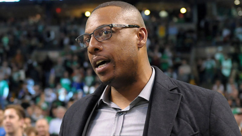 Retired NBA player Paul Pierce