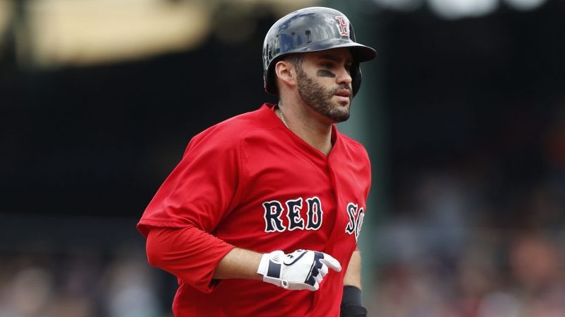 Boston Red Sox outfielder J.D. Martinez
