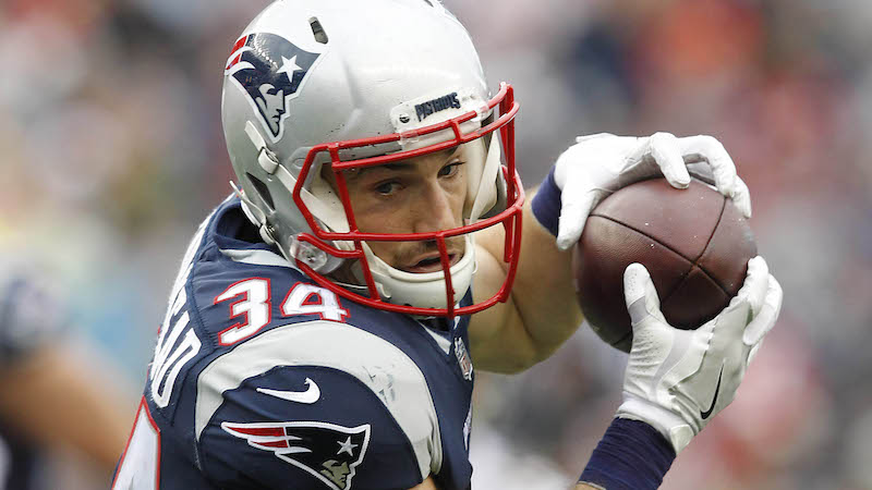 Patriots running back Rex Burkhead