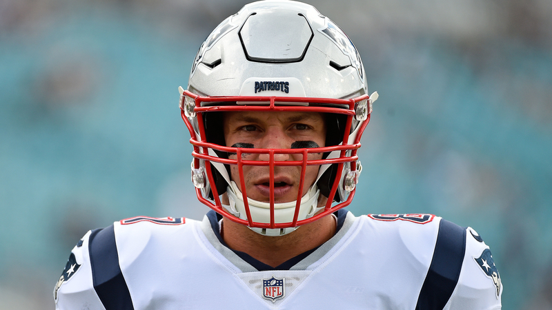 Patriots tight end Rob Gronkowski