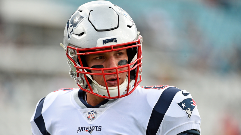 Patriots tight end Rob Gronkowski