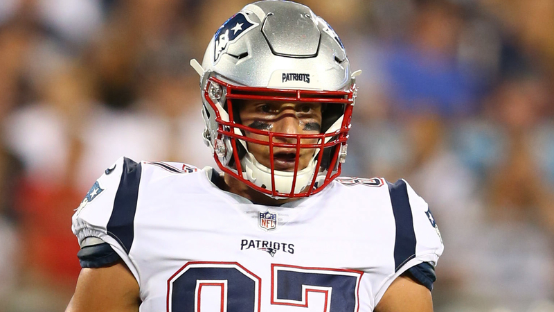 Patriots tight end Rob Gronkowski