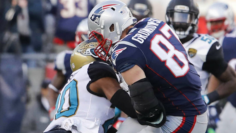 New England Patriots tight end Rob Gronkowski