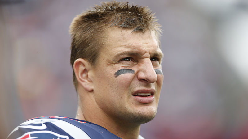 New England Patriots tight end Rob Gronkowski