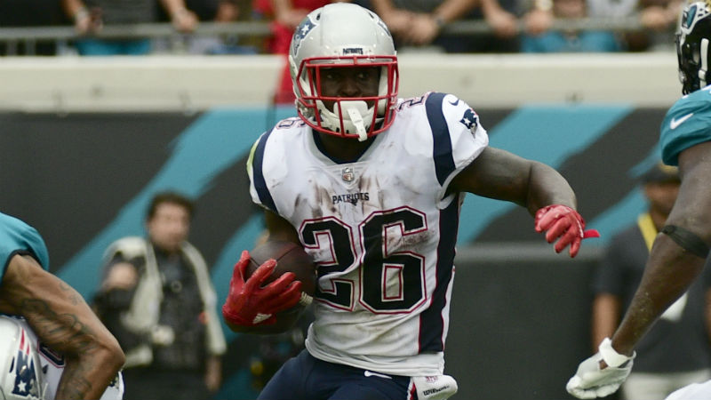 New England Patriots running back Sony Michel