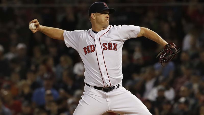 Boston Red Sox pitcher Steven Wright