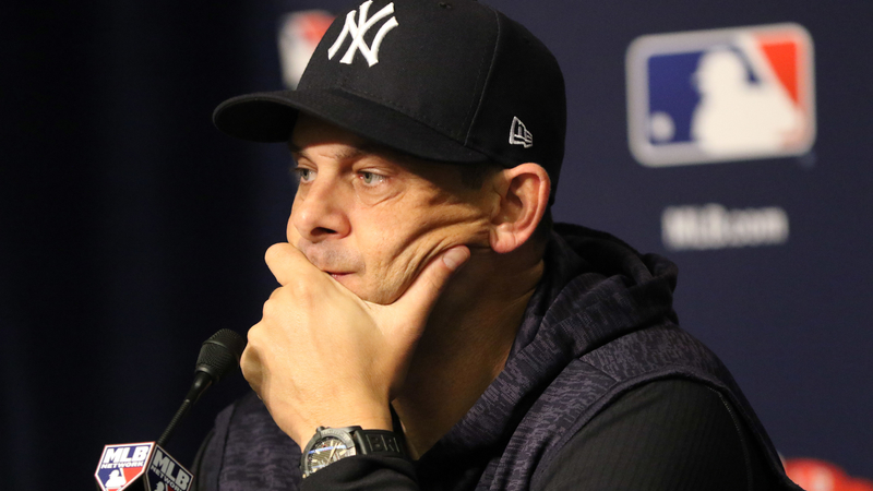 Yankees manager Aaron Boone