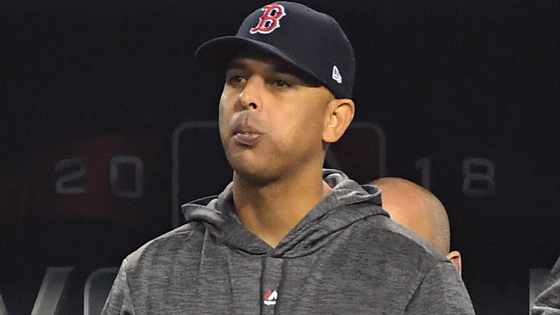 Red Sox manager Alex Cora