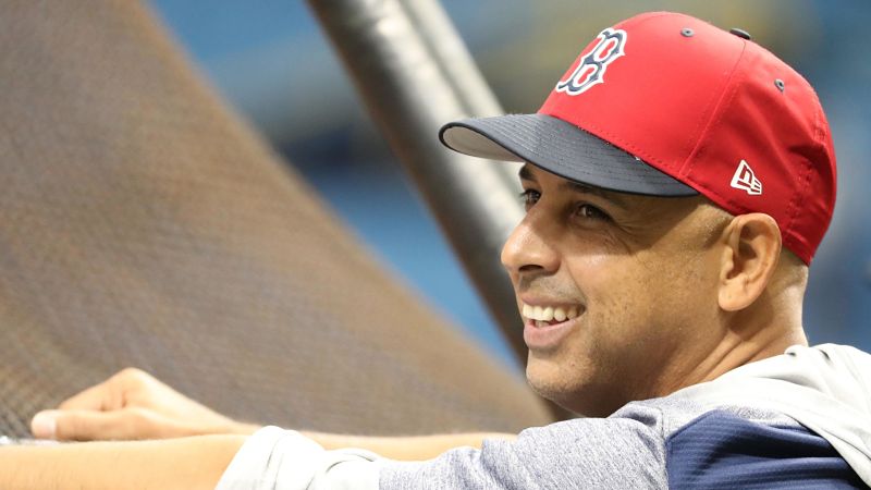 Boston Red Sox manager Alex Cora