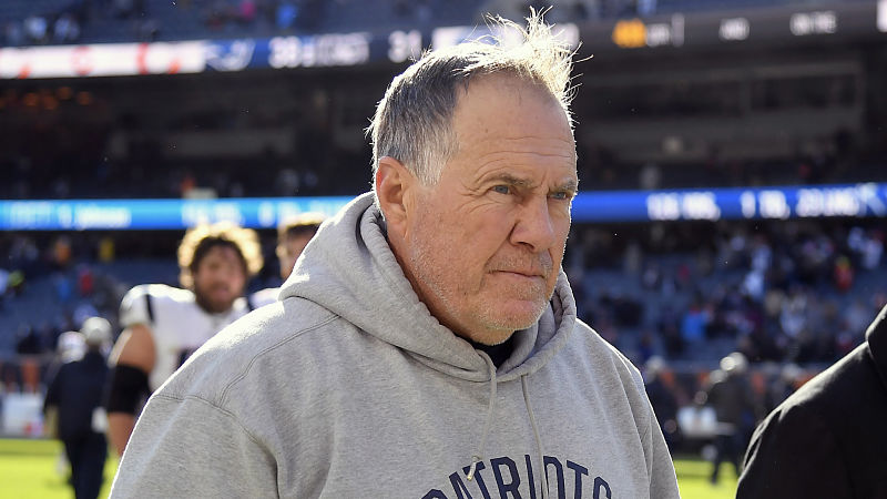 New England Patriots head coach Bill Belichick
