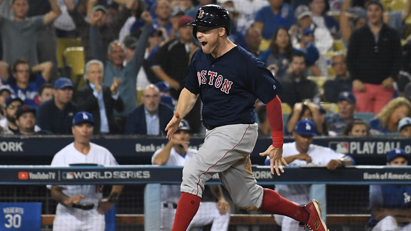 Boston Red Sox infielder Brock Holt
