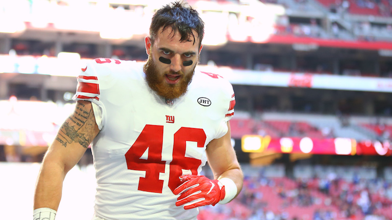 Patriots linebacker Calvin Munson