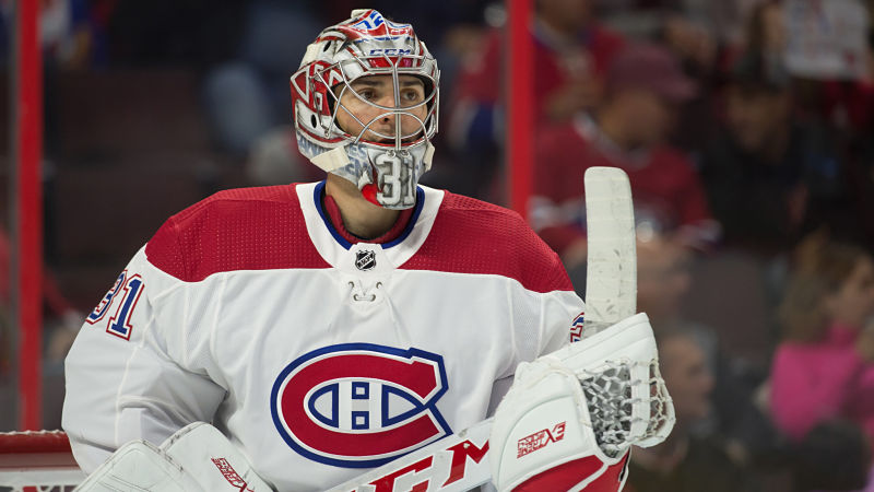 Montreal Canadiens goalie Carey Price