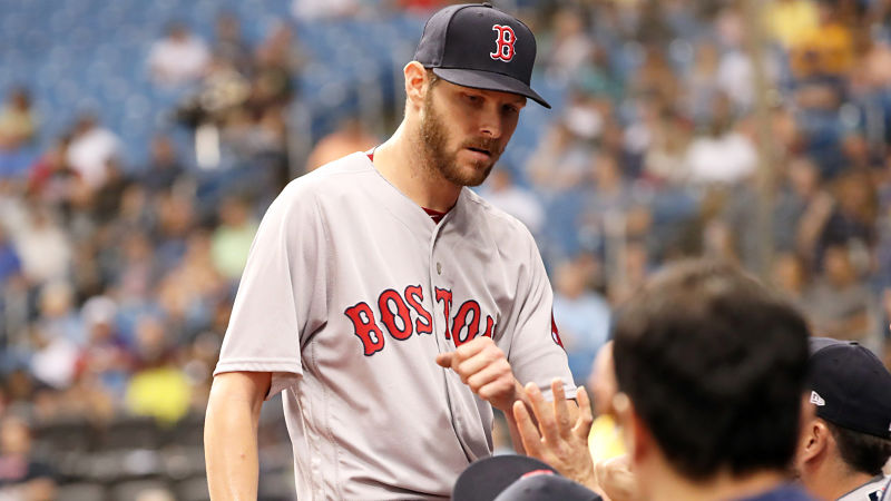Boston Red Sox pitcher Chris Sale