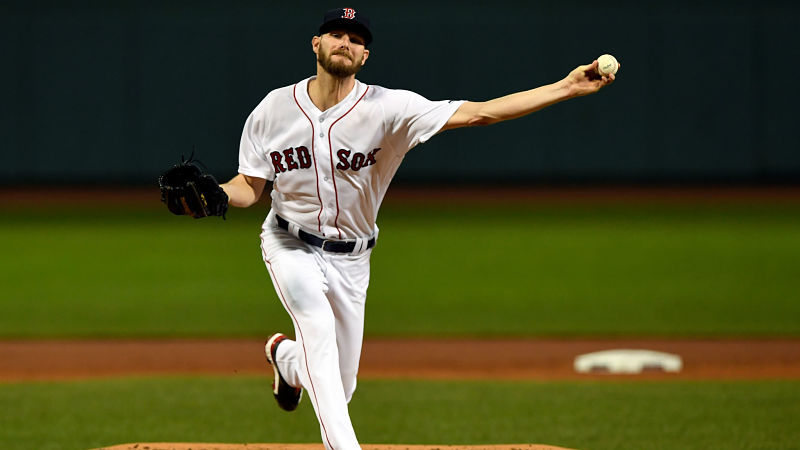 Boston Red Sox pitcher Chris Sale