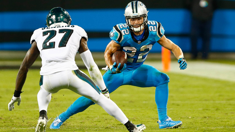Christian McCaffrey and Malcolm Jenkins