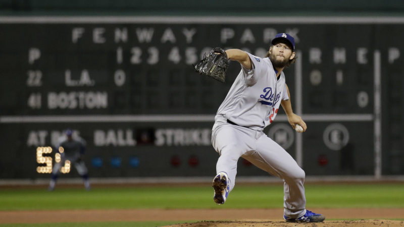 Los Angeles Dodgers pitcher Clayton Kershaw