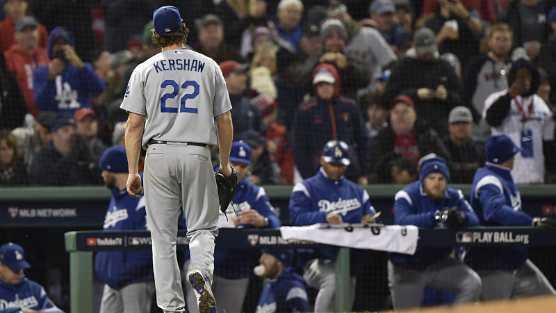 Los Angeles Dodgers pitcher Clayton Kershaw