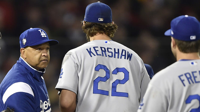 Los Angeles Dodgers pitcher Clayton Kershaw