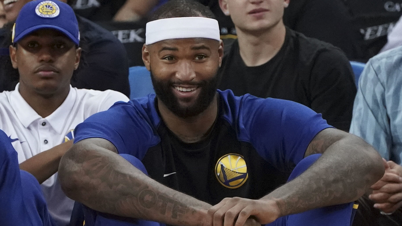 Warriors center DeMarcus Cousins