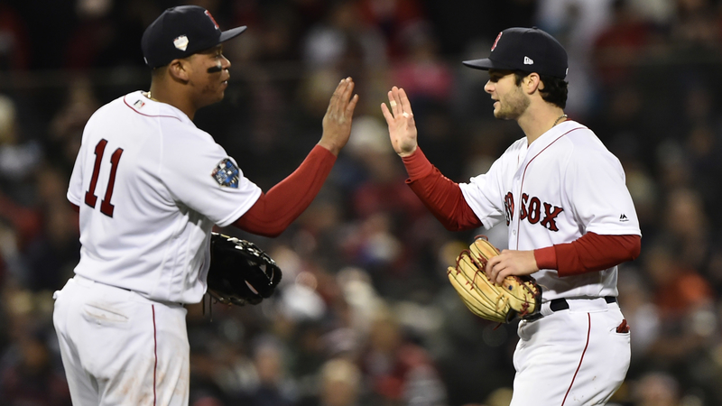 Andrew Benintendi, Rafael Devers