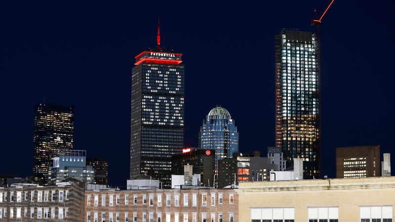 The Boston skyline