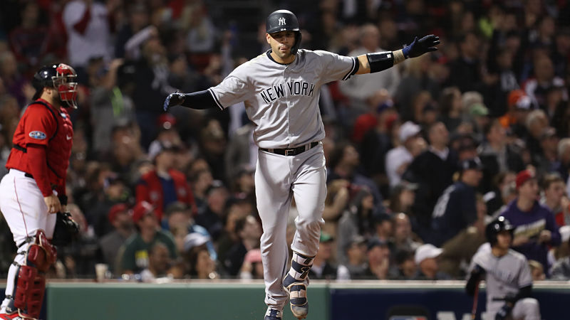 New York Yankees catcher Gary Sanchez